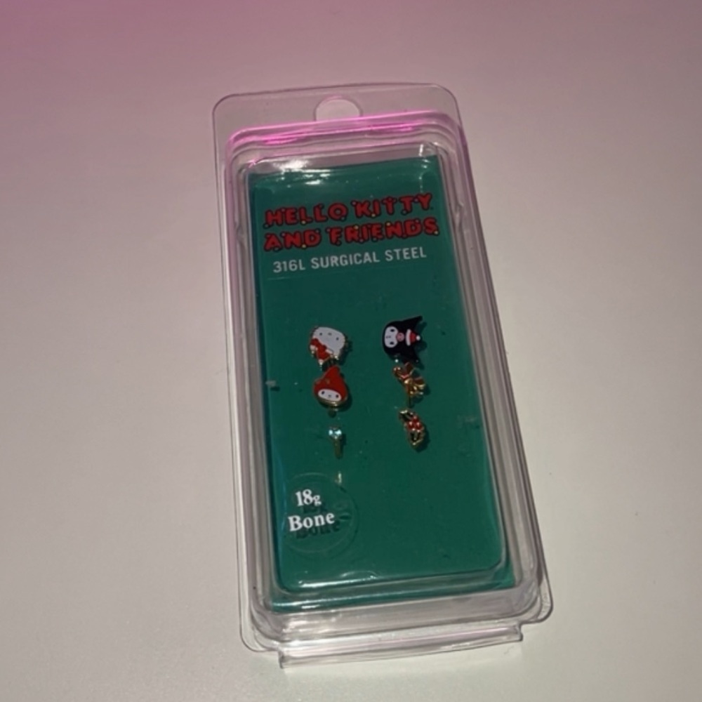 Hello Kitty nose piercing jewelry